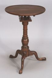 Chippendale Walnut Tilt-top Candlestand